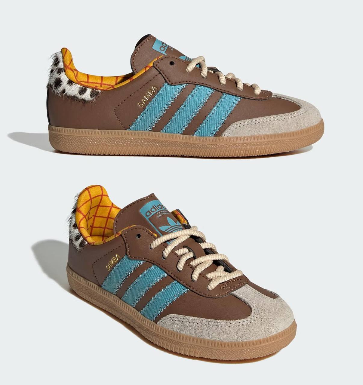 Adidas заколлабился с Историей Игрушек иии… собирается дропнуть ИХ — Samba, вдохновленные Вуди. Релиз наметили на весну 2025 года | Сетка — социальная сеть от hh.ru