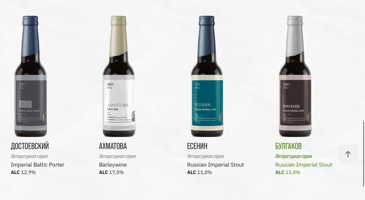Воронежская пивоварня Brewlok выпустила пиво для самых образованных любителей пенного. В линейке «Литературная серия» 12 видов напитков с именами известных российских писателей и поэтов | Сетка — социальная сеть от hh.ru