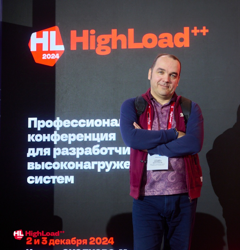 На этой неделе был на конференции HighLoad | Сетка — социальная сеть от hh.ru