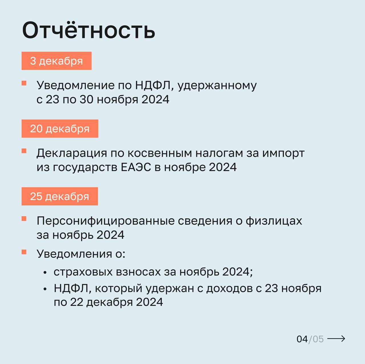 Впереди декабрь — самый напряжённый месяц для бизнеса. Перед тем, как уйти на новогодние каникулы, убедитесь, что закрыли все финансовые и рабочие обязательства | Сетка — социальная сеть от hh.ru