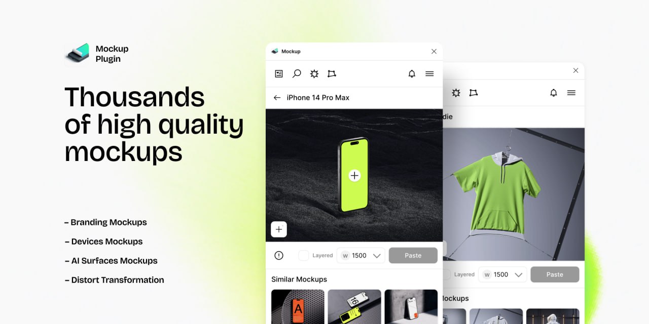 Mockup Plugin — плагин для Figma, который в разы упростит работу с мокапами. | Сетка — социальная сеть от hh.ru