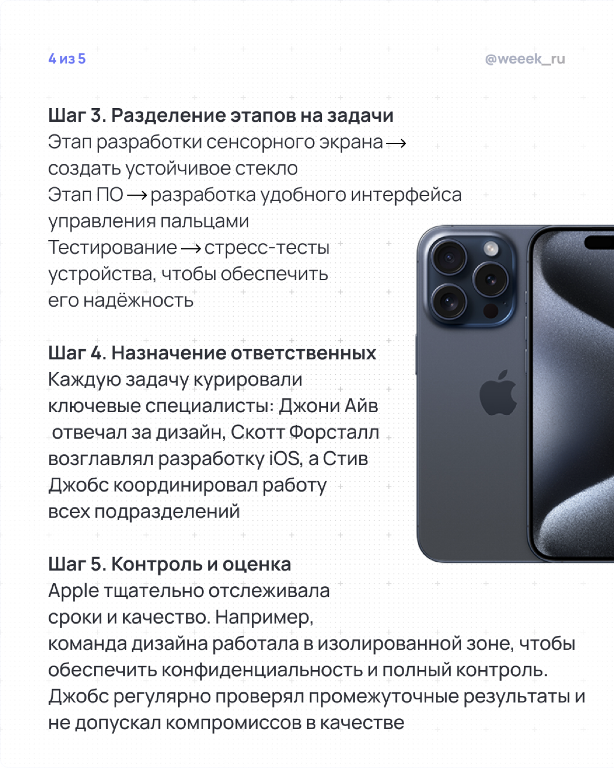 Когда создавали iPhone, никто не говорил: «Давайте просто сразу всё сделаем!» | Сетка — социальная сеть от hh.ru