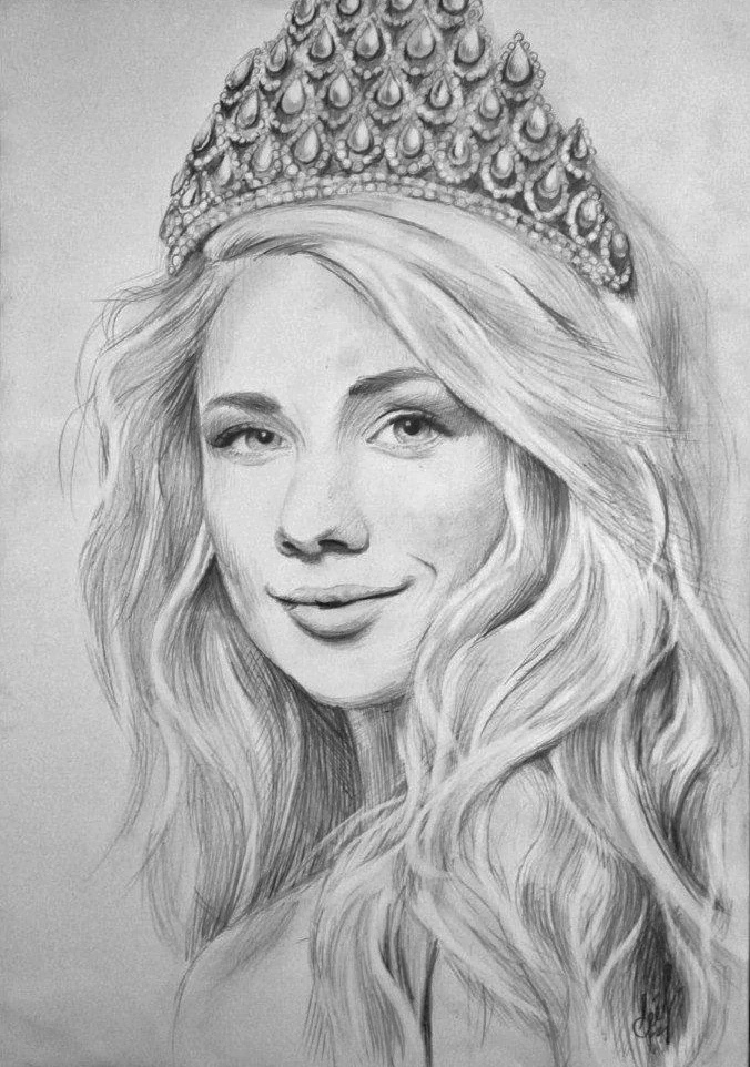 Когда-то давно (вот уже наверное лет 8 назад) увлекалась портретом. В универе на заочке построение подробное не давали и рисовала всегда по наитию так сказать | Сетка — социальная сеть от hh.ru