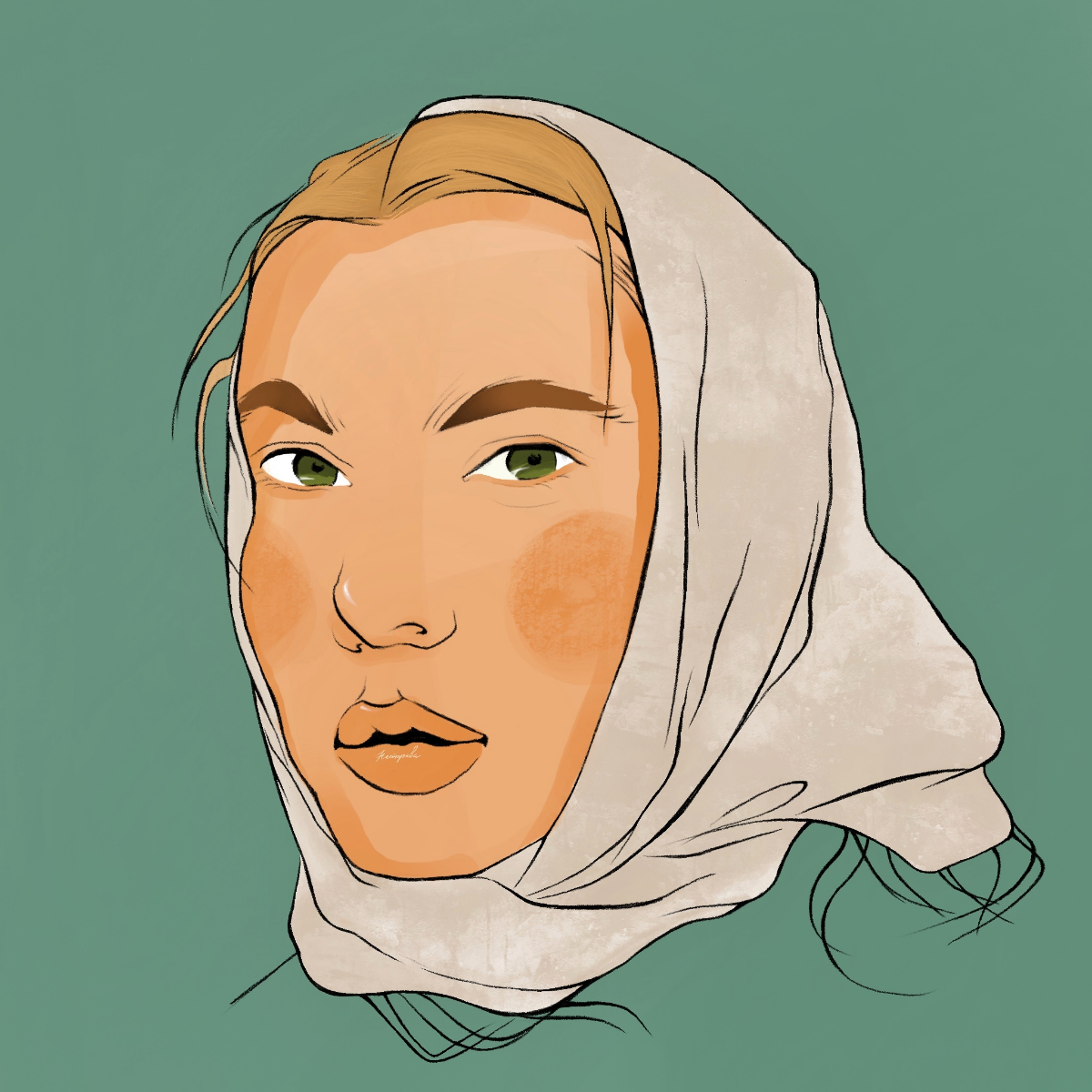 Заметила за собой склонность к реализму. А мне так нравятся иллюстрации в разных стилях. В идеале конечно хотелось бы быть универсальным художником.
Это проба отойти от своего стиля | Сетка — социальная сеть от hh.ru