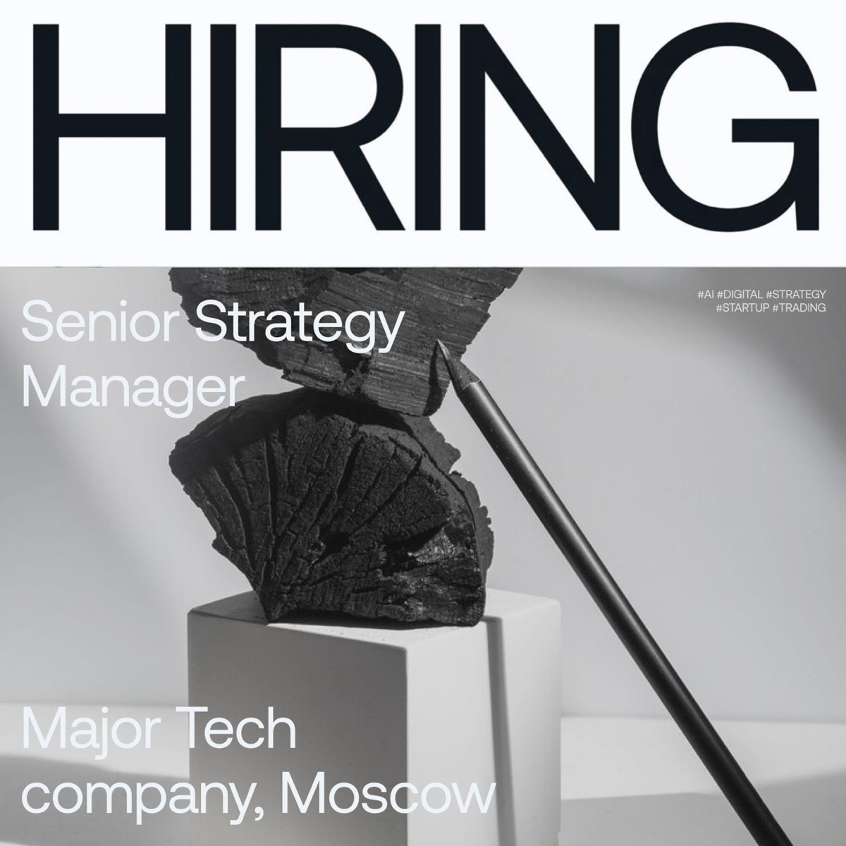 Senior Strategy Manager (Fintech), Major Tech company
Moscow
Responsibilities:
- Lead strategic fintech projects, including managing cross-functional teams, managing stakeholder expectations;
- Build ... | Сетка — социальная сеть от hh.ru