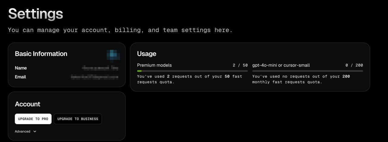 #нейросетидлякода
Имба: популярная нейронка для кодеров — Cursor доступна для БЕСПЛАТНОГО использования!
Что нужно знать: при регистрации нового аккаунта вы получаете щедрые 500 запросов к топовым мод... | Сетка — социальная сеть от hh.ru