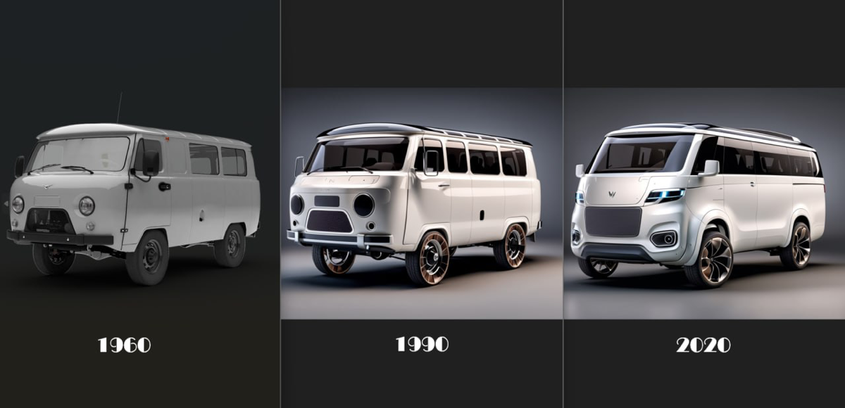 Вот так должен был выглядеть прогресс УАЗика...
Приглашаю на канал - https://t.me/ainer
#stablediffusion #ai #invoke #авто #уаз #буханка | Сетка — социальная сеть от hh.ru