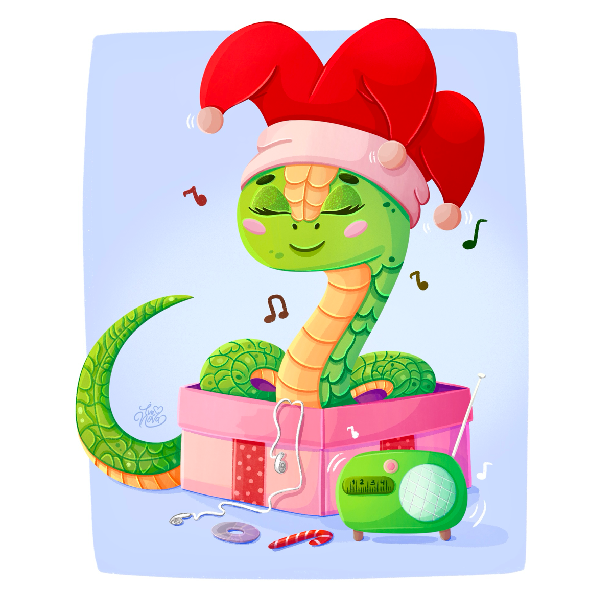 🐍✨
#иллюстрация #змея #иллюстратор #детскаяиллюстрация #новыйгод | Сетка — социальная сеть от hh.ru