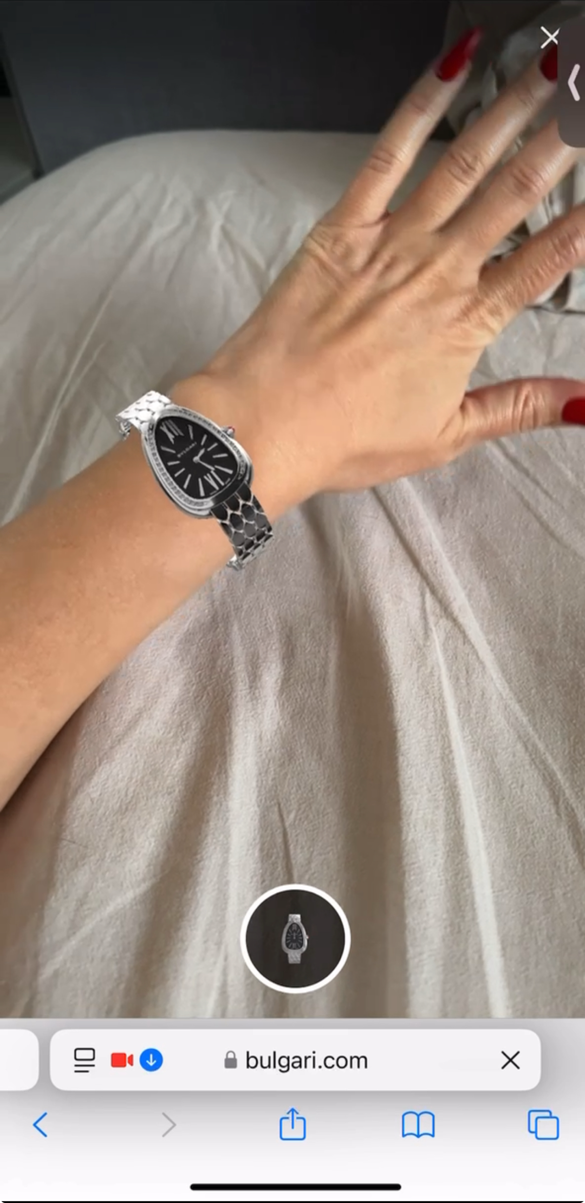 🌟 Погружение в мир моды с AR: примерка часов от Bvlgari 🌟 | Сетка — социальная сеть от hh.ru