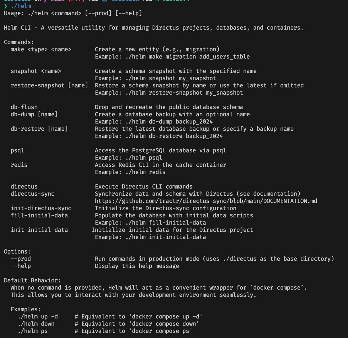 Artisan для Directus | Деплой и code driven | Сетка — социальная сеть от hh.ru