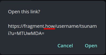 Утром мне прилетело сообщение от аккаунта Fragment Offer Alerts, что очень похоже на официальный бот аккаунт выше | Сетка — социальная сеть от hh.ru