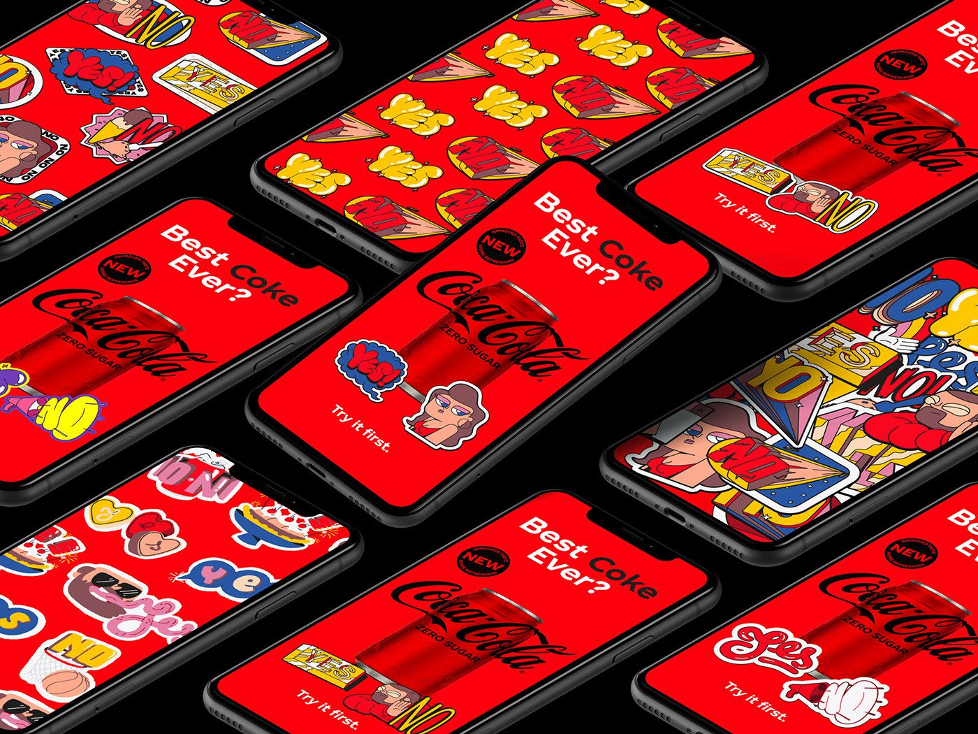 Coca-Cola Zero Stickers
Проект #иллюстрации
Behancer | Сетка — социальная сеть от hh.ru