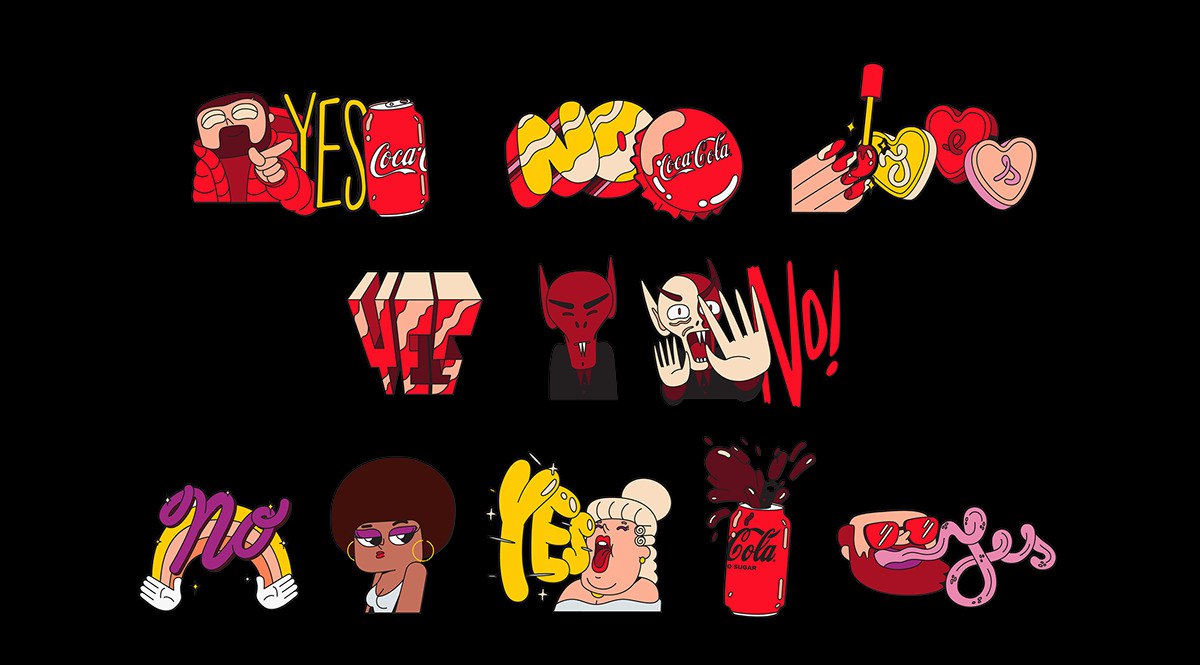 Coca-Cola Zero Stickers
Проект #иллюстрации
Behancer | Сетка — социальная сеть от hh.ru