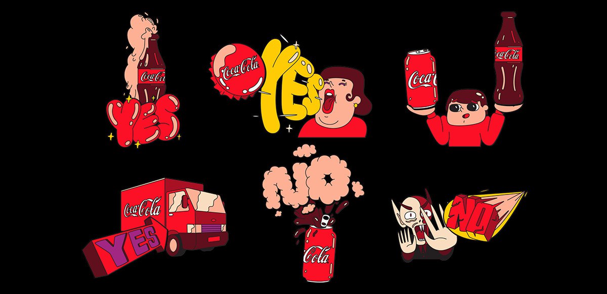 Coca-Cola Zero Stickers
Проект #иллюстрации
Behancer | Сетка — социальная сеть от hh.ru