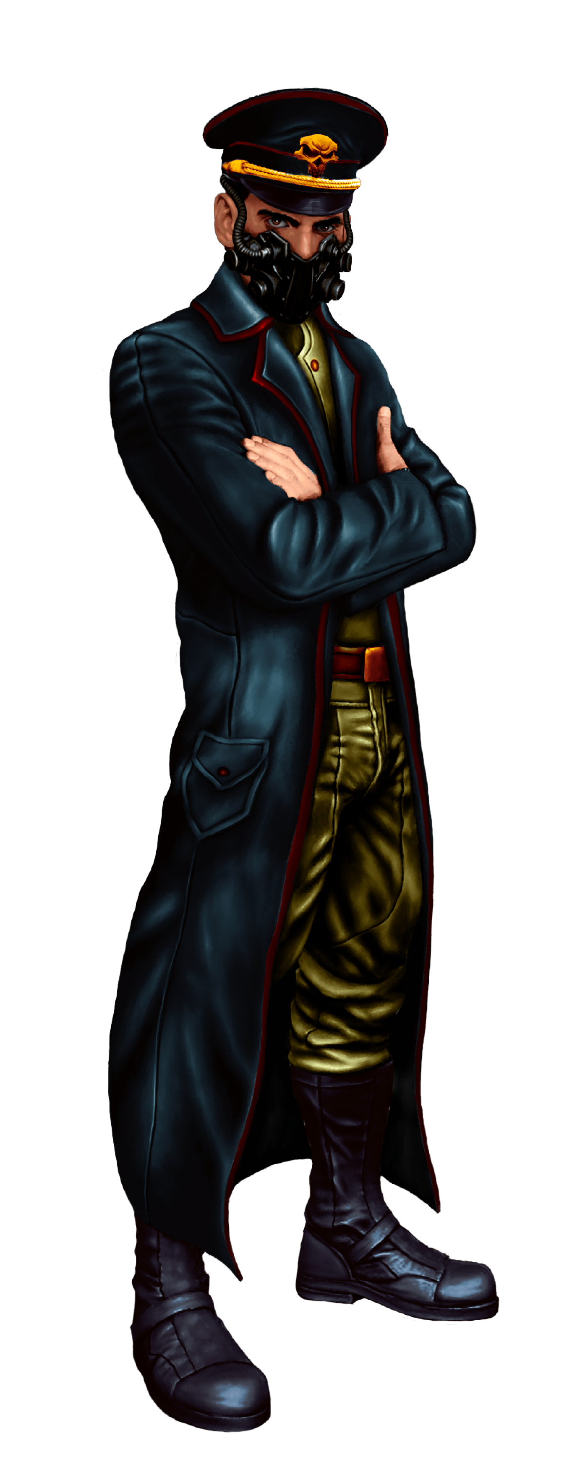 💥 Дорогие друзья, представляю вашему вниманию одну из своих первых работ в 2D-графике — концепт персонажа-злодея для игры | Сетка — социальная сеть от hh.ru