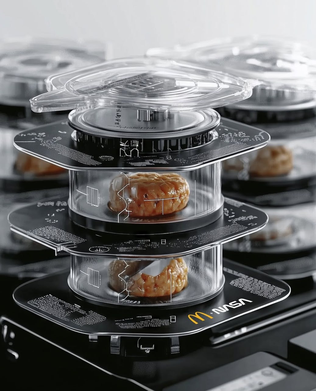 NASA's Collaboration
Концепт с ви́дением как NASA могла бы взаимодействовать с брендами в различных категориях.
Конечно нейросети, но важное добавление — 'and traditional 3D' | Сетка — социальная сеть от hh.ru