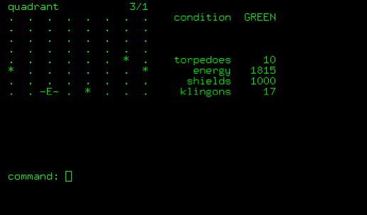 🎮 Star Trek (1971) — культовая текстовая игра для любителей космоса 🚀
Star Trek — одна из первых компьютерных игр, созданная в 1971 году Майком Мейнфреймом и Доном Даглоу | Сетка — социальная сеть от hh.ru