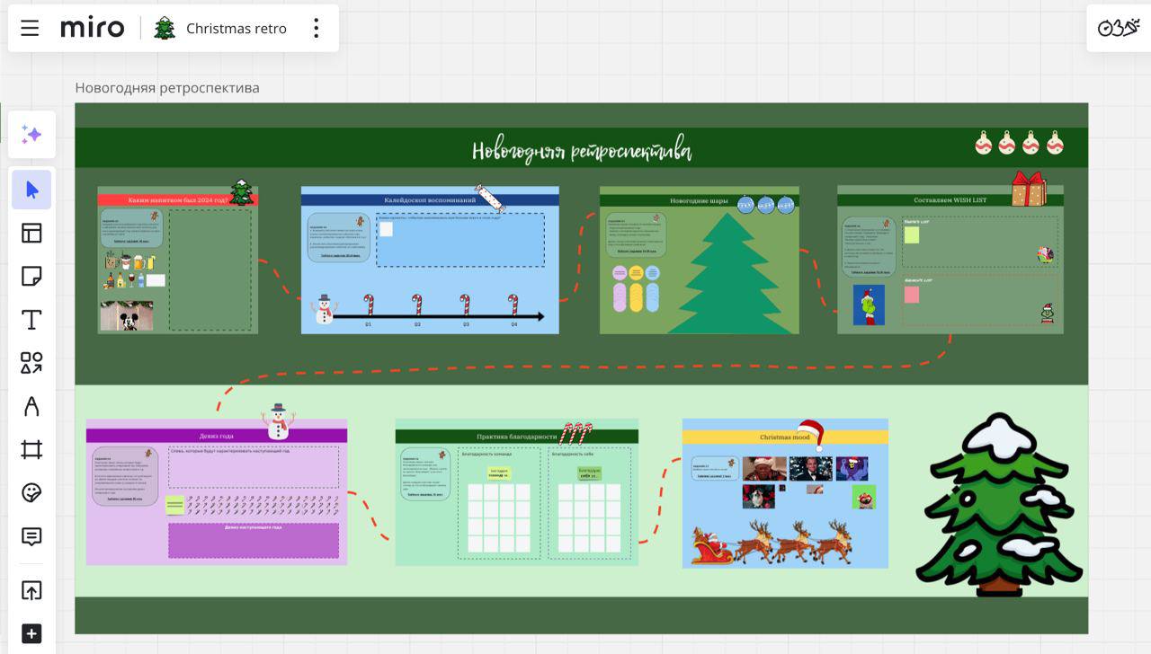 🎄Как подвести итоги года в команде. Новогоднее ретро
Вместо скучных отчетов – теплые воспоминания, благодарности и планы на следующий год | Сетка — социальная сеть от hh.ru