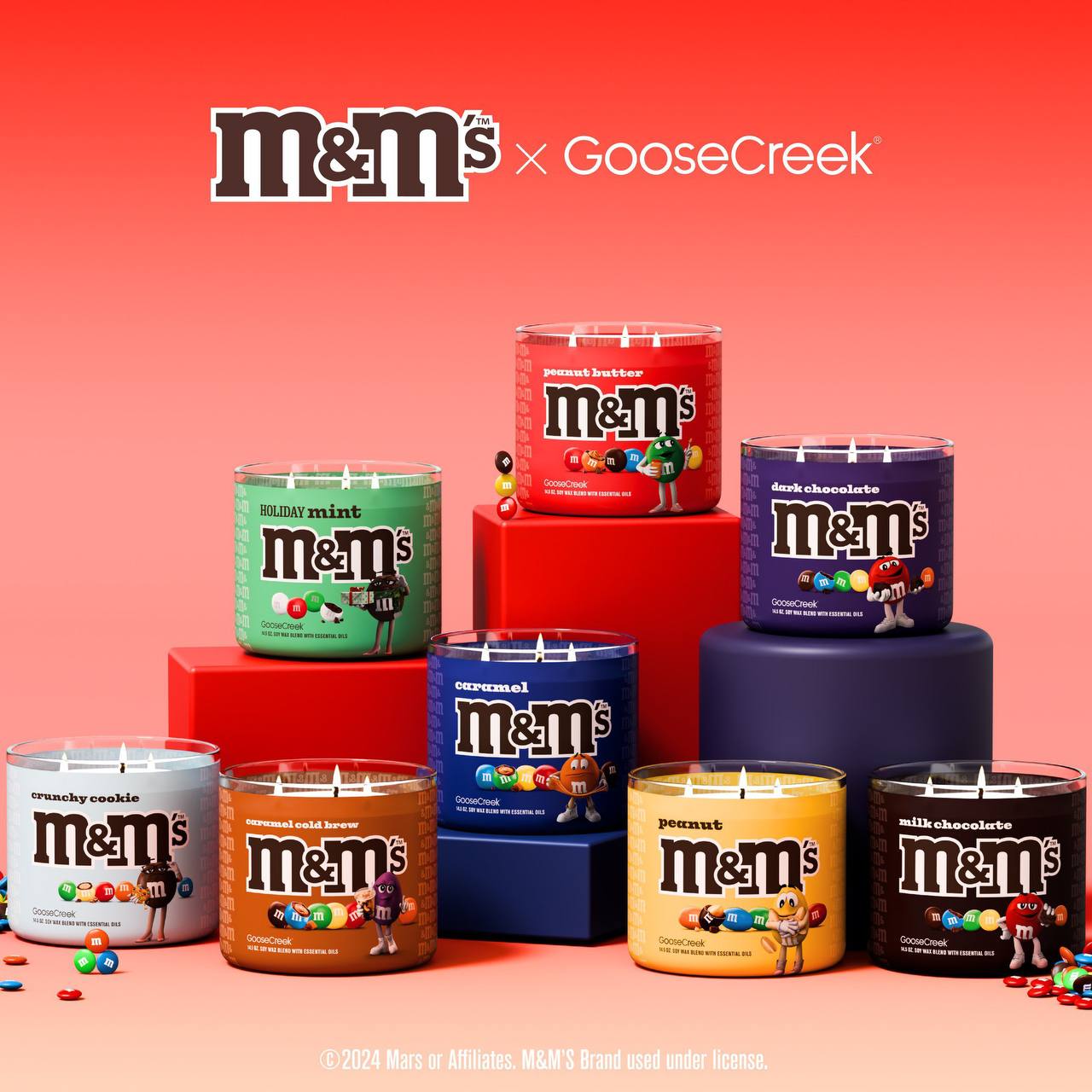 АААА, M&M’s дропнул линейку свечей со запахами ВСЕХ их драже. Тут есть и карамельный, и арахисовый, и с молочным шоколадом, и мятный, и даже недавний релиз — клубничный шейк | Сетка — социальная сеть от hh.ru