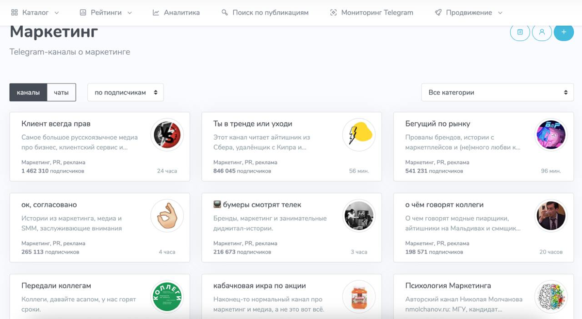 Решил глянуть топ тг-каналов в тематике маркетинга через тгстат и сделал интересный вывод, что 11 из 12 каналов по сути дела новостные паблики с уклоном в события в маркетинге, рекламе, бизнесе по мир... | Сетка — социальная сеть от hh.ru