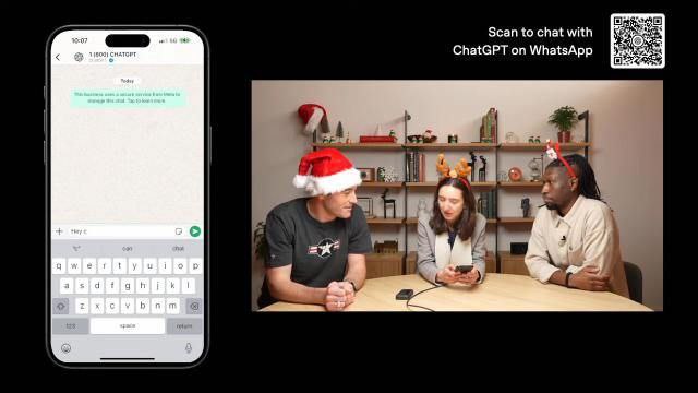 ChatGPT расширяет поверхности
В продолжение новости про ChatGPT в телефонах Apple, вчера OpenAI анонсировала возможность общаться с ChatGPT по телефону и по WhatsApp по номеру: 1-800-242-84-78
Я попро... | Сетка — социальная сеть от hh.ru