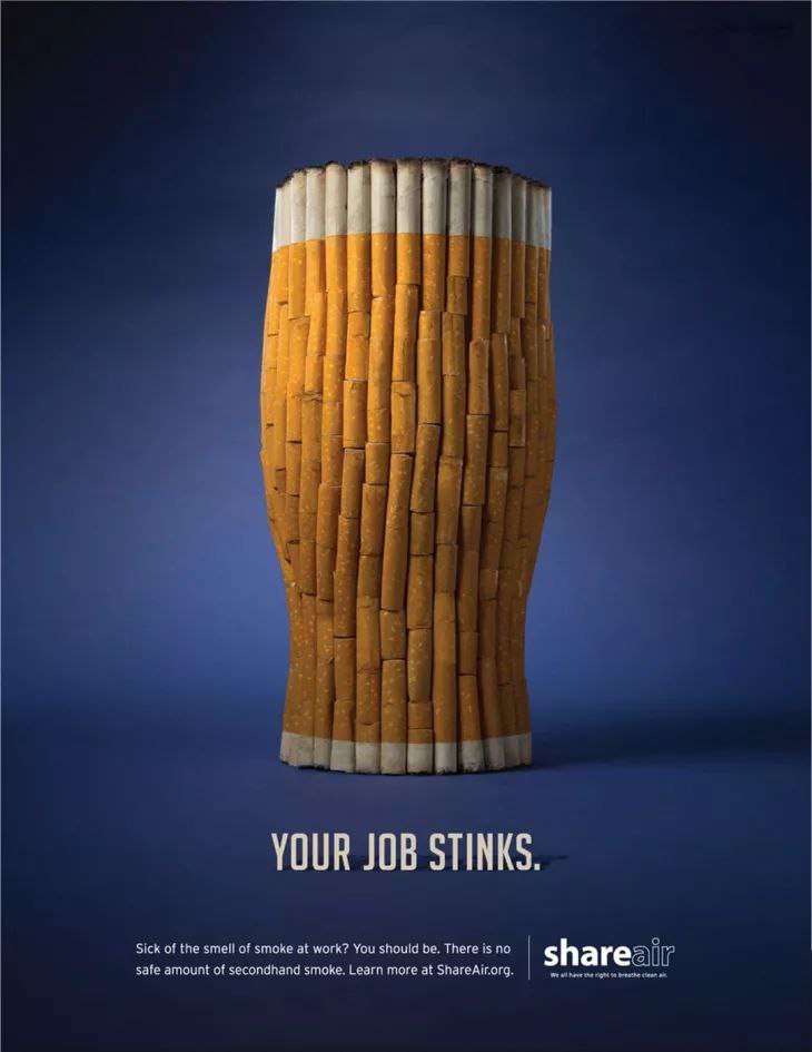 🚭Социалка против курения от Share Air.
Рекламное агентство: EnviroMedia Social Marketing, Остин, США
#отподписчиков, #социальнаяреклама, #соцреклама, #США
Гении соцрекламы | Сетка — социальная сеть от hh.ru
