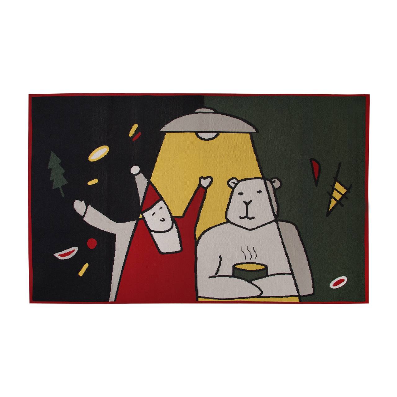 Какие крутые новогодние пледы. Кажется, это самые яркие пледы, которые я вообще когда-либо видел.
Бренд называется «Снег идет». Тут и супрематизм, и русские силачи, и щелкунчик и классика. Класс. | Сетка — социальная сеть от hh.ru