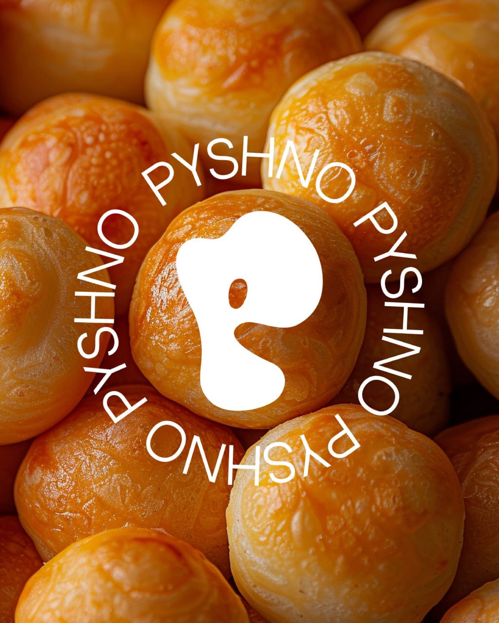 «PYSHNO» — беляши в стиле стритфуд
Минималистичный, монохромный, не перегруженный деталями визуал — продукт на первом плане.
Стильно и без ярких элементов, беляш хорош сам по себе | Сетка — социальная сеть от hh.ru