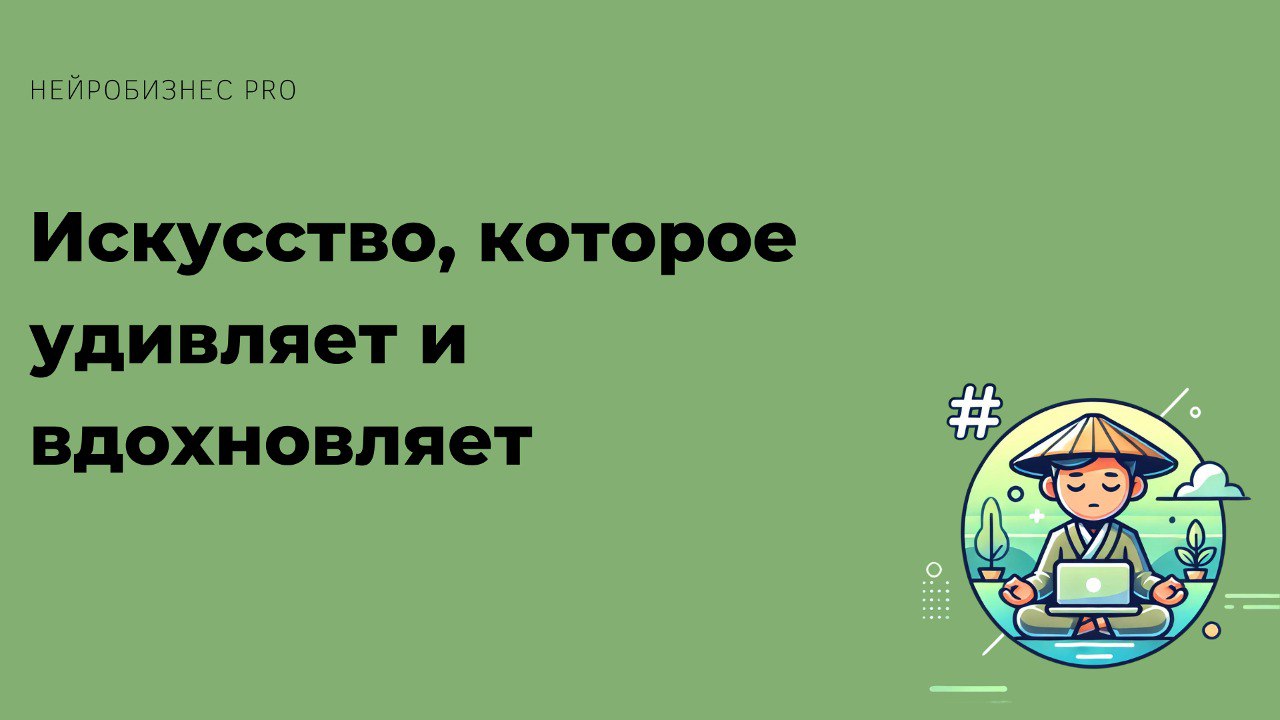 ✨ В мире, где рутина захватывает нас каждый день, так важно находить время для чего-то прекрасного.
На этом канале вы найдете невероятные работы, созданные на стыке таланта и передовых технологий | Сетка — социальная сеть от hh.ru