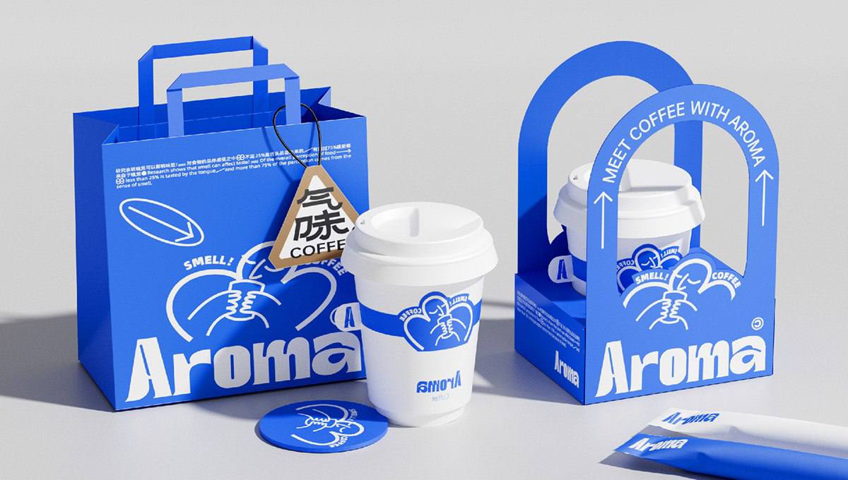 Дизайн фирменного стиля кофейни Aroma coffee | Сетка — социальная сеть от hh.ru