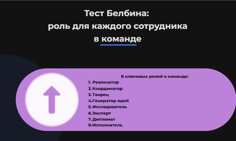 🔤🔤🔤🔤🔤🔤
Тест Белбина: найти идеальную роль для каждого сотрудника в команде + вариант для скачивания
Каждый из нас видел, как отлично работающие люди порой не могут сработаться в одной команде | Сетка — социальная сеть от hh.ru
