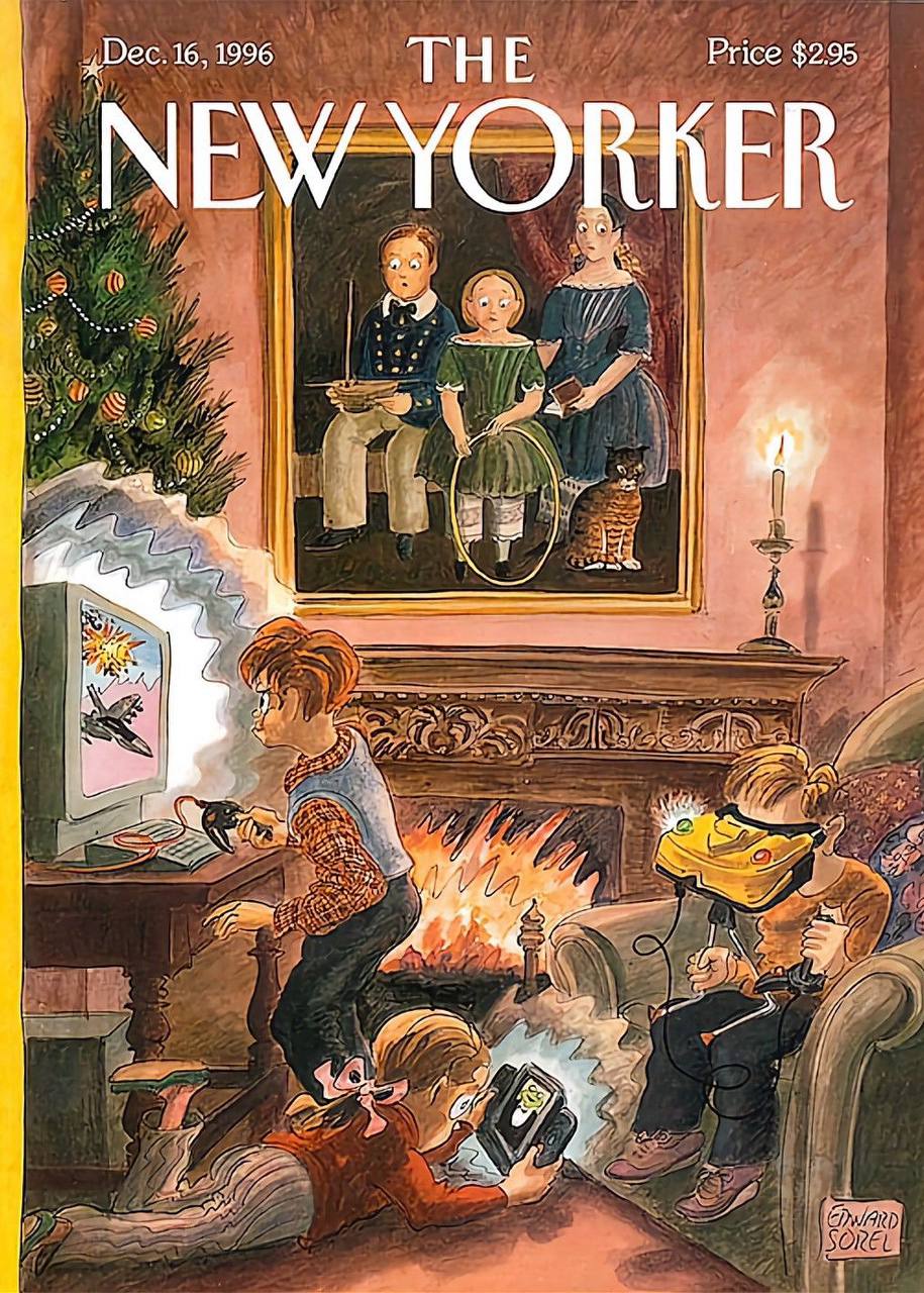 🤍Наткнулась на винтажные декабрьские обложки The New Yorker ~
Отобрала для вас мои любимые и расставила в хронологическом порядке: можно полистать и отследить, как менялись иллюстрации в разные годы (... | Сетка — социальная сеть от hh.ru