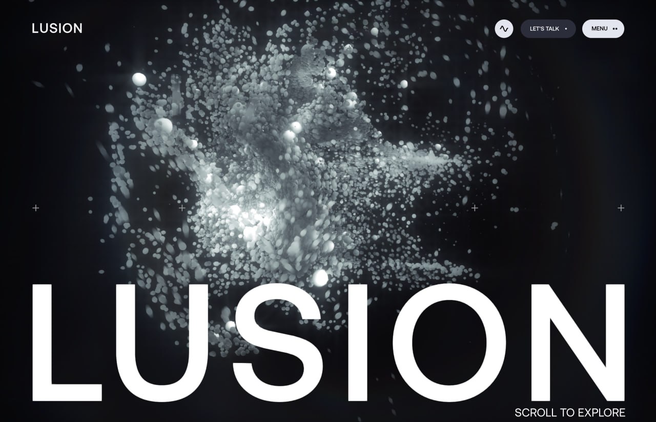 Сайт цифровой студии Lusion, которая помогает брендам создавать визуально привлекательные дизайны и интерактивные опыты.
Возможен передоз красивой 3в графики 👀 | Сетка — социальная сеть от hh.ru