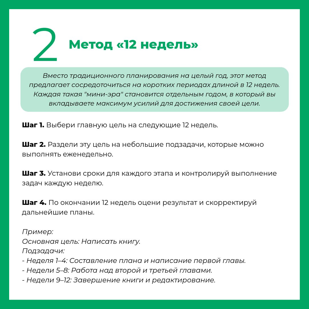 Итоги года подвели - пришло время ставить цели! 📝
Ежегодное декабрьское "начну с Нового года" не всегда срабатывает - поэтому собрали три методики для планирования года - каждая имеет свои особенности... | Сетка — социальная сеть от hh.ru