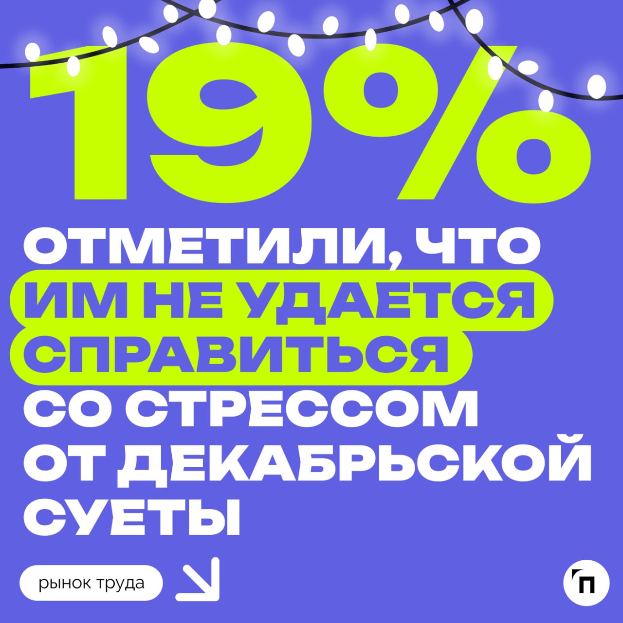 🔥 Как россияне справляются с предновогодней суетой
Сервисы Работа.ру и СБЕР ЕАПТЕКА провели исследование и узнали, как россияне справляются с горящими дедлайнами в декабре | Сетка — социальная сеть от hh.ru