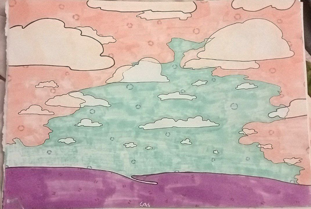 Порисовала несколько дней на бумаге | Сетка — социальная сеть от hh.ru