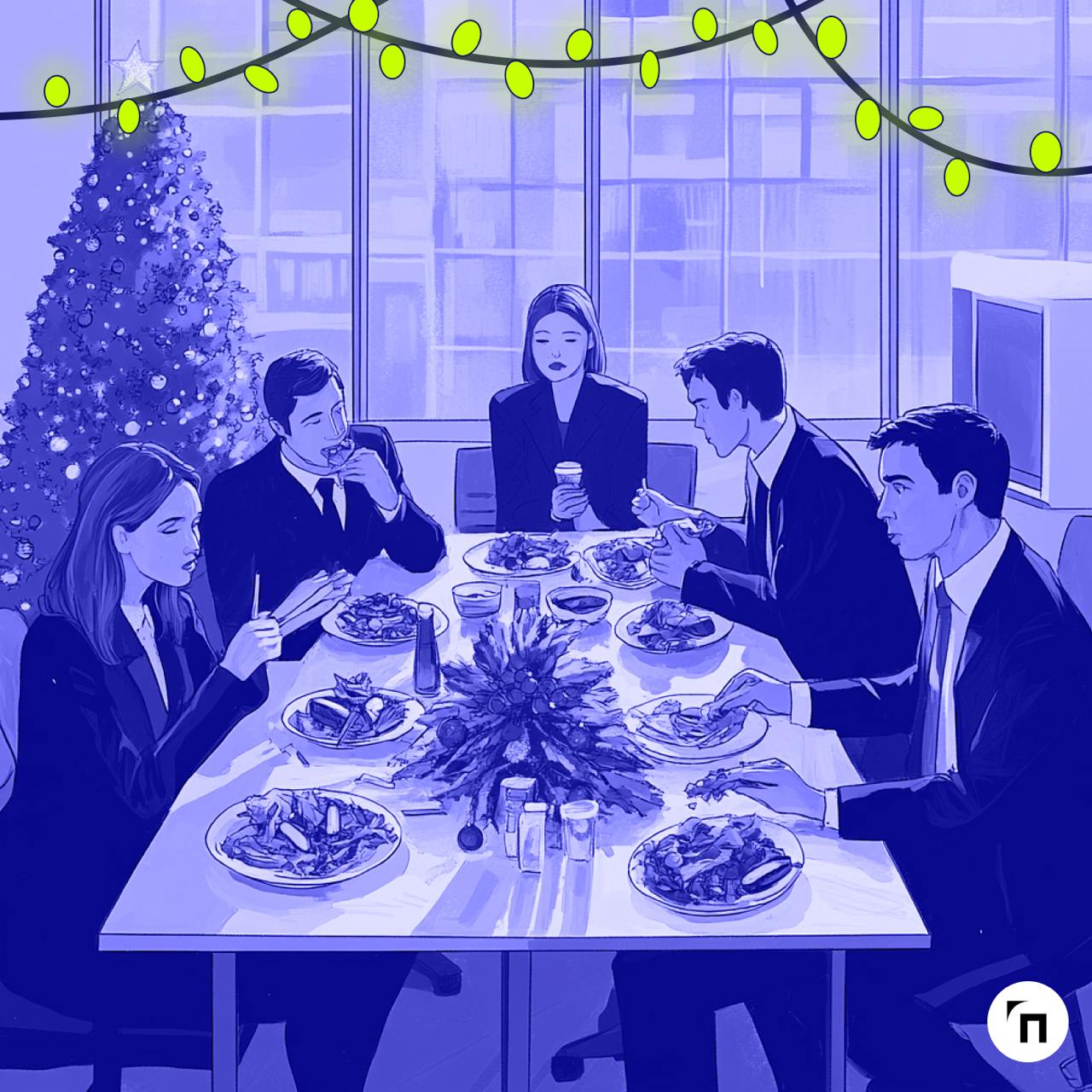 Последние рабочие дни в преддверии праздников ощущаются особенно тяжело: одной рукой в отчетах, другой — в оливье | Сетка — социальная сеть от hh.ru