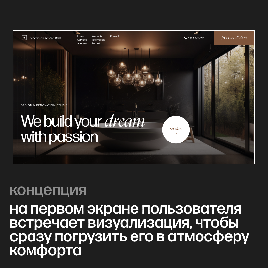 Кейс: дизайн сайта для дизайнеров интерьера | Сетка — социальная сеть от hh.ru