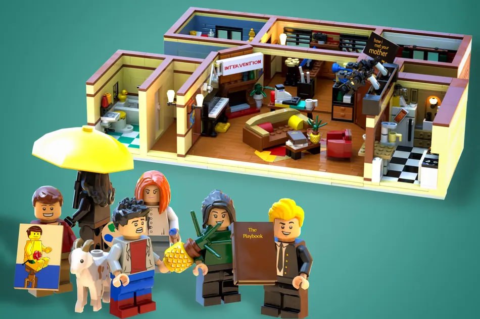 Опачки, на LEGO Ideas появился концепт конструктора по культовому сериалу «Как я встретил вашу маму». Модель включает кухню, гостиную, ванную комнату и спальни Теда, Маршалла и Лили | Сетка — социальная сеть от hh.ru