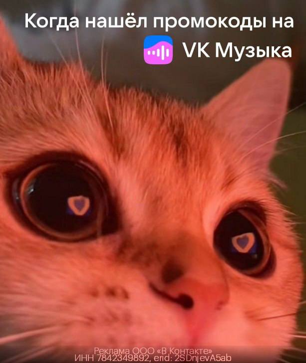 VK Музыка дарит выгоду 🎶✨
Переходите по ссылке
Забирайте нужный промокод
Если не было активной подписки более 12 месяцев 🩷
Если не было активной подписки более 30 дней 🩵
GET297PSH99 — 3 мес за 297₽
Ак... | Сетка — социальная сеть от hh.ru