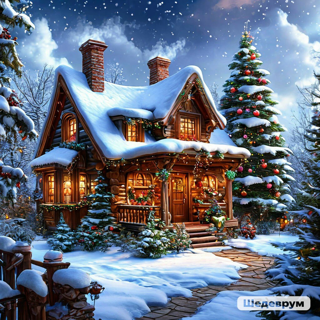 С наступающим 🎄 Новым годом 🎉 
Открытки для Вас🎁 
#нейросети | Сетка — социальная сеть от hh.ru