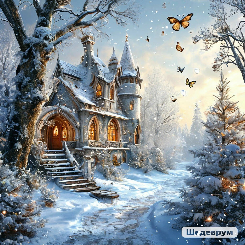 С наступающим 🎄 Новым годом 🎉 
Открытки для Вас🎁 
#нейросети | Сетка — социальная сеть от hh.ru