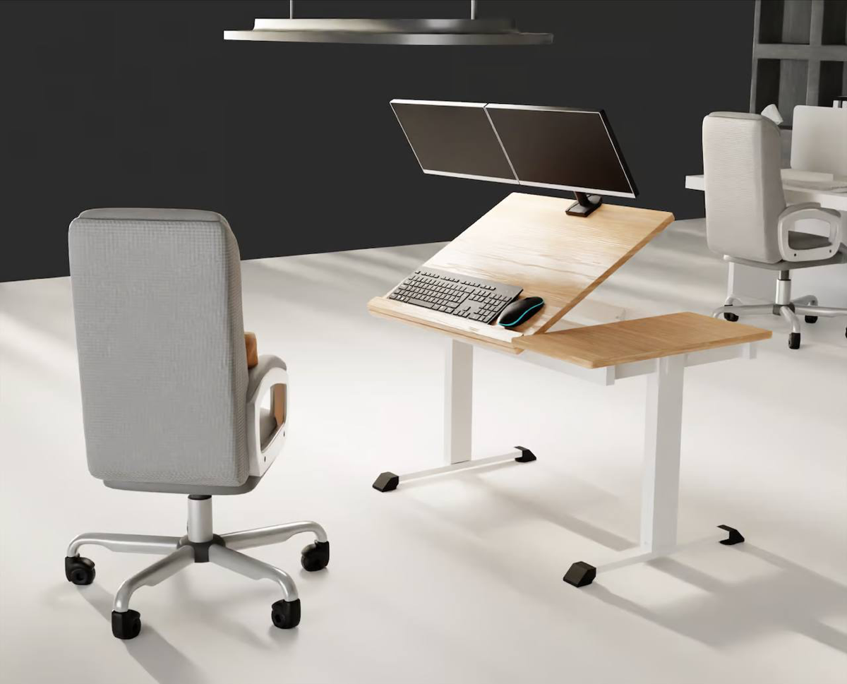 Потрясающе: на Kickstarter появится стол мечты.
У Ergo Desk три положения: сидячее, стоячее и наклонное на 45 градусов | Сетка — социальная сеть от hh.ru