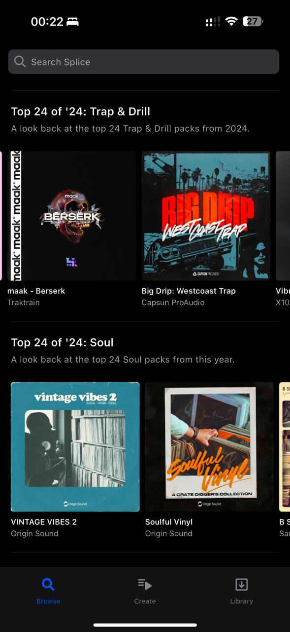 🎹 Top 24 of ‘24 — Splice!Приятное достижение в том, что сразу два наших семпл-пака «Berserk» и «Wednesday» попали в список «Top 24 of ‘24» от Splice в жанрах «Trap & Drill» | Сетка — социальная сеть от hh.ru