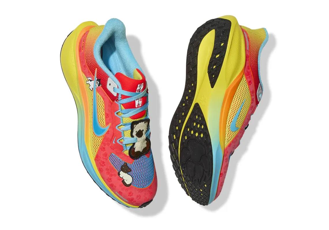 Ааааа, Nike скоро релизнут кроссовки С КОТИКОМ И ЛАПКАМИ. Модель Zoom Pegasus 41 «Doernbecher» выпустят после 25 января | Сетка — социальная сеть от hh.ru