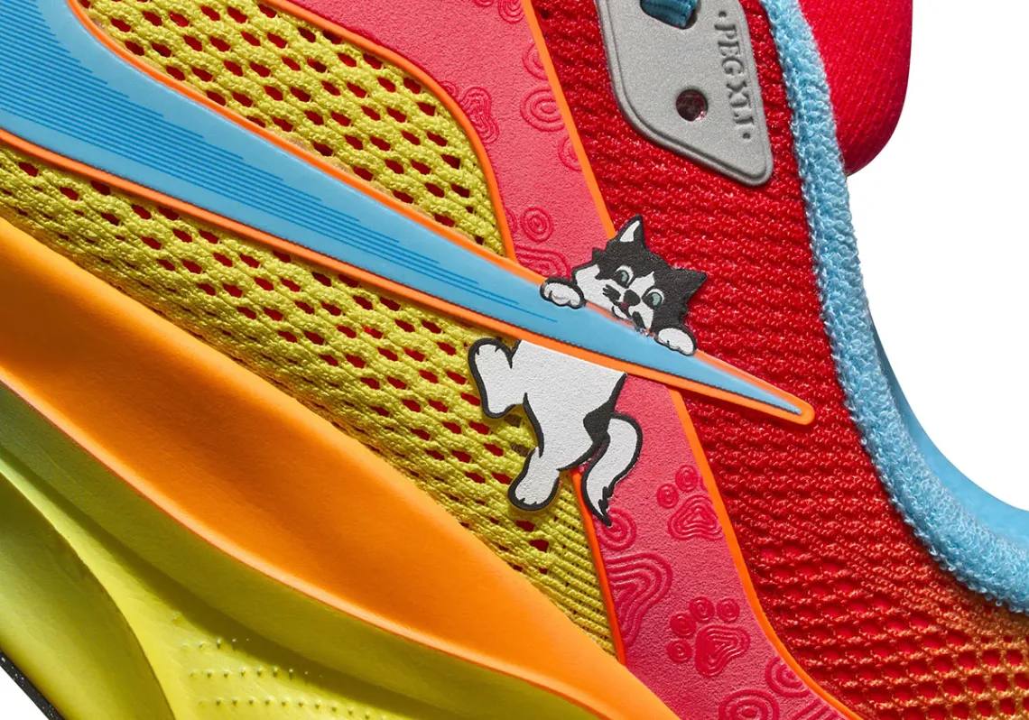 Ааааа, Nike скоро релизнут кроссовки С КОТИКОМ И ЛАПКАМИ. Модель Zoom Pegasus 41 «Doernbecher» выпустят после 25 января | Сетка — социальная сеть от hh.ru