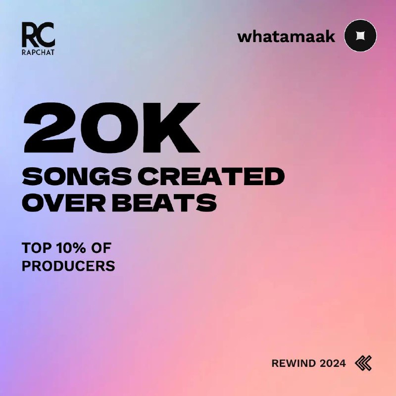 🎄 Наши итоги в RapChat!
Вот это да! Сильные цифры! Больше 1 миллиона прослушиваний, более 20 тысяч записанных песен под наши биты и более 1 тысячи новых подписчиков! Взрывная статистика! Коммьюнити из... | Сетка — социальная сеть от hh.ru