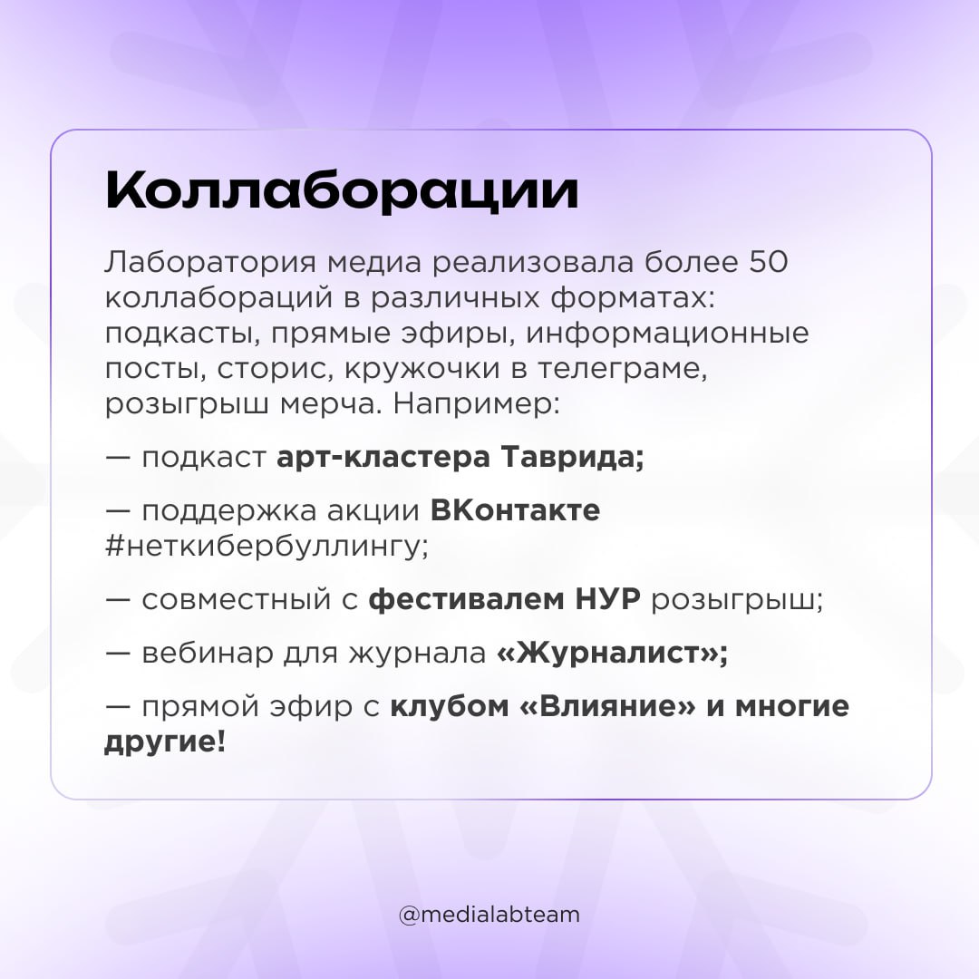 🎄 Итоги года не обойдутся без рассказа о партнёрстве и коллаборациях, ведь это добрая часть деятельности Лаборатории медиа | Сетка — социальная сеть от hh.ru