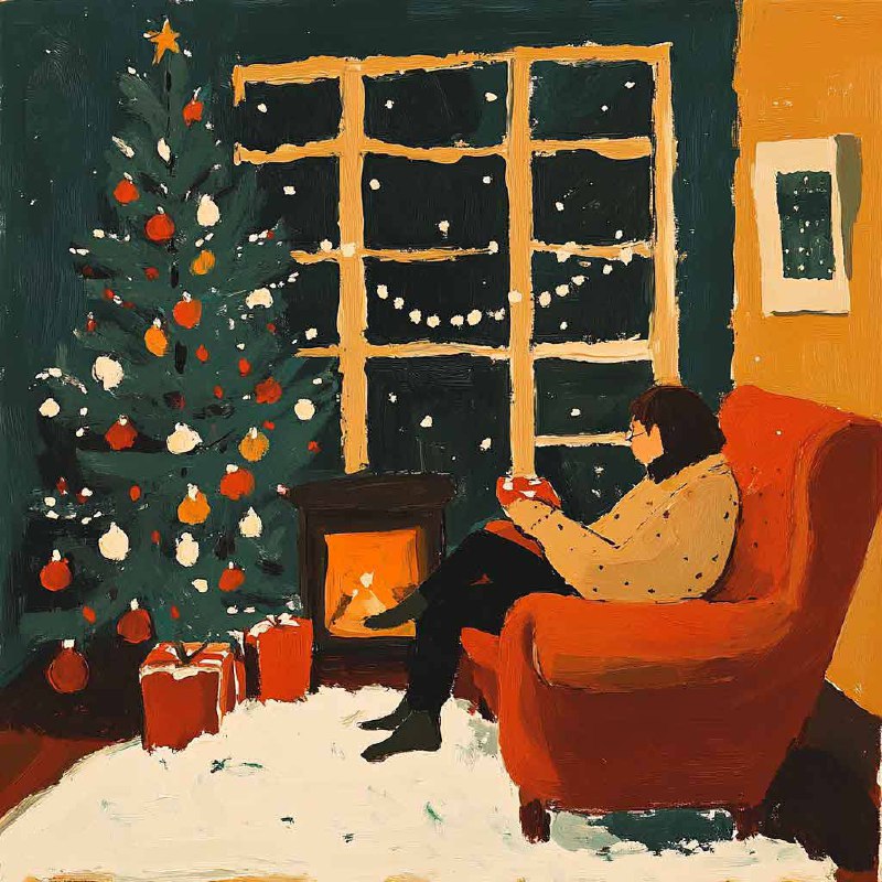 С наступающим Новым годом 🎄
Сгенерировала вот такие милые открыточки в Midjorney, которые передают этот праздничный-домашний-уютный вайб
А идею и промпт взяла у Ани | Сетка — социальная сеть от hh.ru