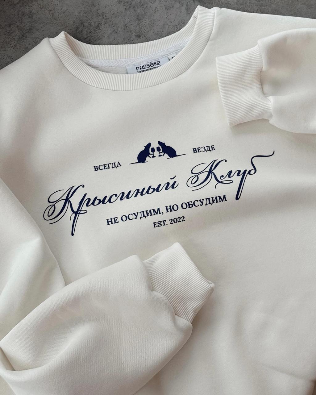 «Крысиный клуб» — мерч для офисов выпустили российские дизайнеры.
Слоган клуба «не осудим, но обсудим». Унисекс толстовка обойдется в 7500 рублей | Сетка — социальная сеть от hh.ru